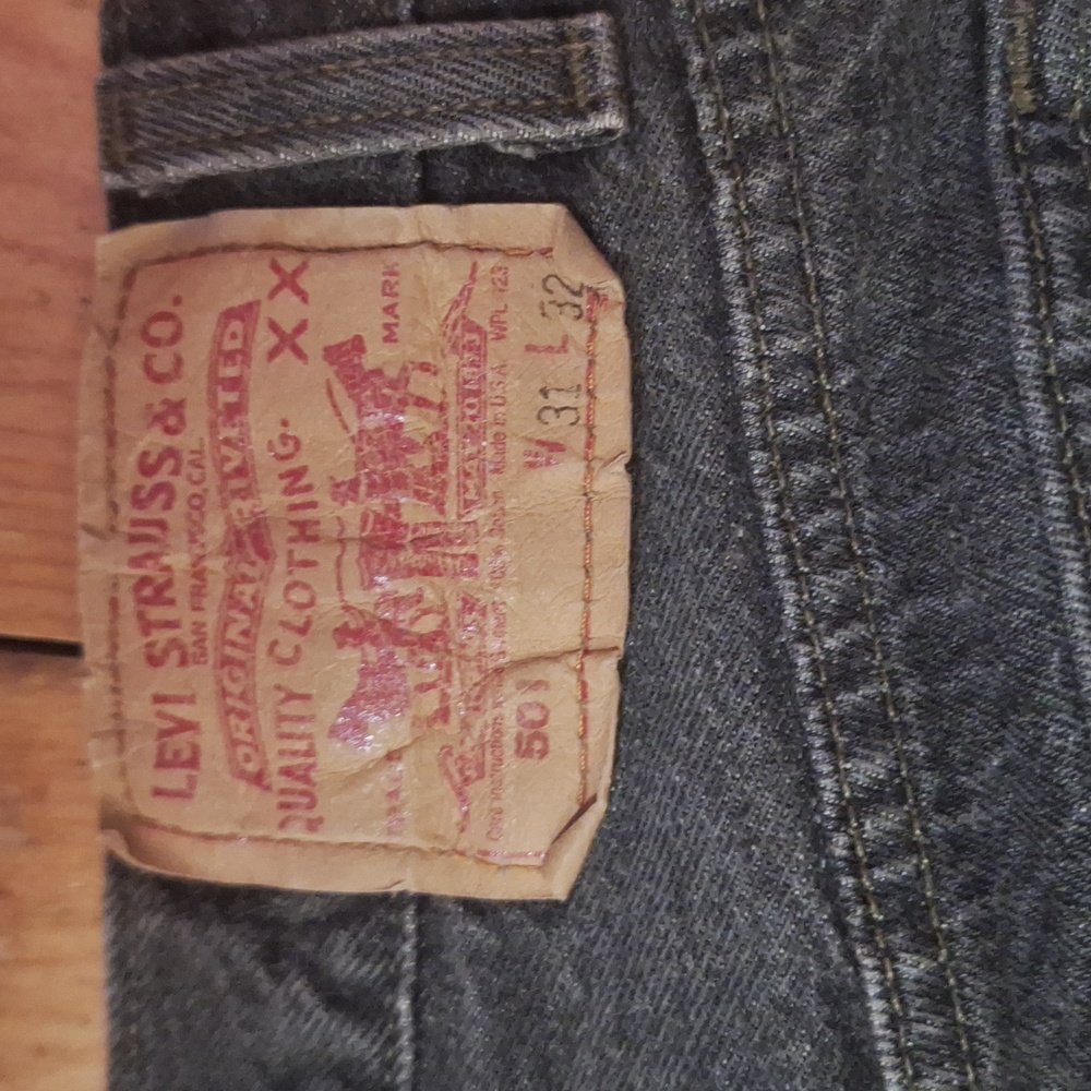 Vintage Black Levi's Buttonfly - image 4